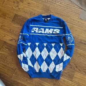 Blue Rams Sweater sz small